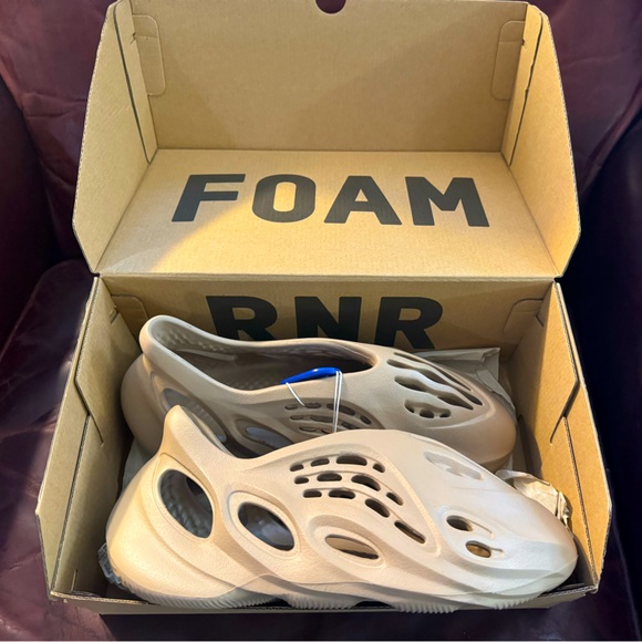Yeezy Foam runner shoes. Brand new in the box.